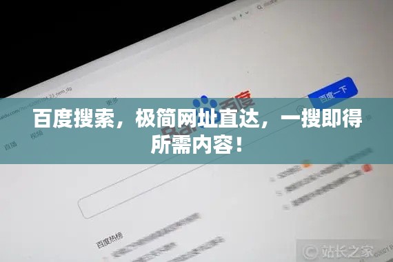 百度搜索，極簡網(wǎng)址直達(dá)，一搜即得所需內(nèi)容！
