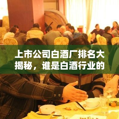 上市公司白酒廠排名大揭秘，誰是白酒行業(yè)的領(lǐng)頭羊？