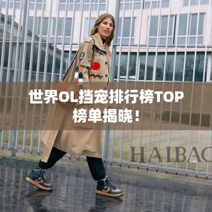 世界OL擋寵排行榜TOP榜單揭曉！