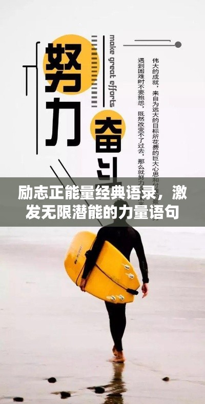 勵(lì)志正能量經(jīng)典語(yǔ)錄，激發(fā)無(wú)限潛能的力量語(yǔ)句