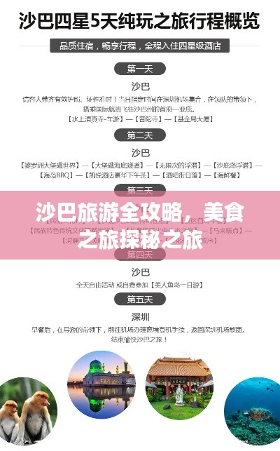 沙巴旅游全攻略，美食之旅探秘之旅