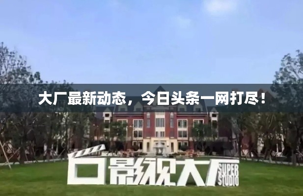 大廠最新動態(tài)，今日頭條一網打盡！