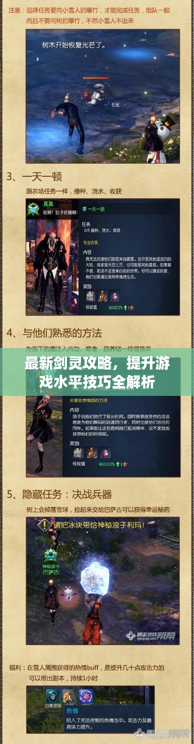 最新劍靈攻略，提升游戲水平技巧全解析