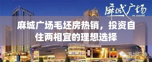 麻城廣場毛坯房熱銷，投資自住兩相宜的理想選擇