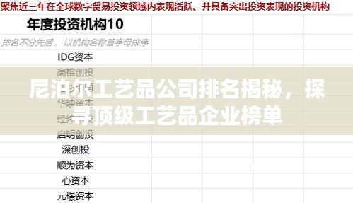 尼泊爾工藝品公司排名揭秘，探尋頂級工藝品企業(yè)榜單