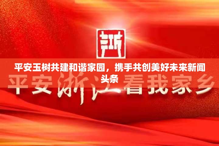 平安玉樹共建和諧家園，攜手共創(chuàng)美好未來新聞?lì)^條